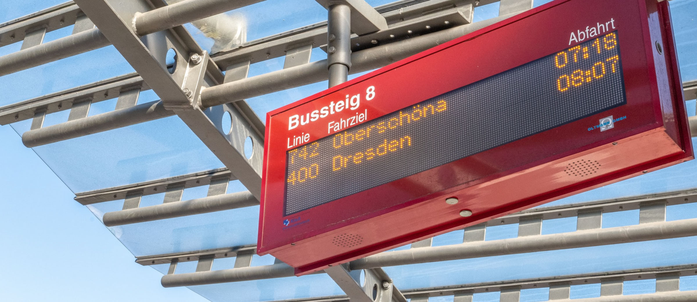 Bus stop in Germany. Photo: Unsplash.